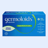 Germoloids supositorios, 12 unidades, uso cómodo diario