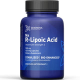 Geronova Acido Lipoico R Bio Mejorado, cápsulas 300 mg para mayor absorcion