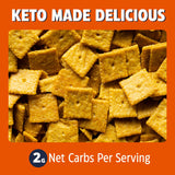Proteína 10 g en Get Strong Foods cheddar crackers