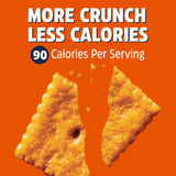 Textura crujiente de Get Strong Foods cheddar crackers para meriendas