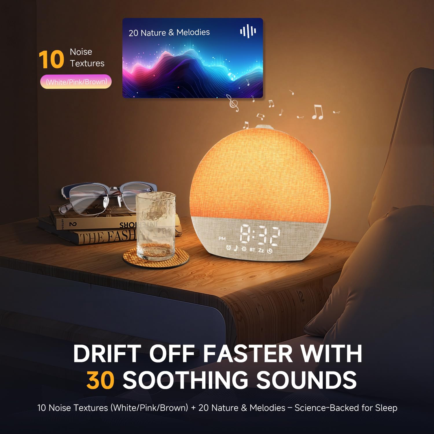 Geuuap luces con 17 tonos para lectura y ambiente relajante
