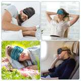 Geyoga conjunto antifaz de seda ideal para viajar.