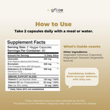 gflow vitamina D3 y saúco; complemento antioxidante para el día a día.