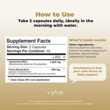 gflow vitamins dosis diaria sugerida para una rutina simple.