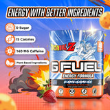 G Fuel sin azúcar, energía estable y sin bajón durante largas partidas