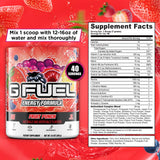 G Fuel sabor Fruta, envase del pote, preparación rápida para entrenamientos.