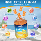 Gomitas GGMMUU Omega3 textura suave, fácil de masticar sin esfuerzo.