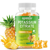 GGMMUU Potasio Citrato Gominolas, bote frontal: apoyo diario de electrolitos.