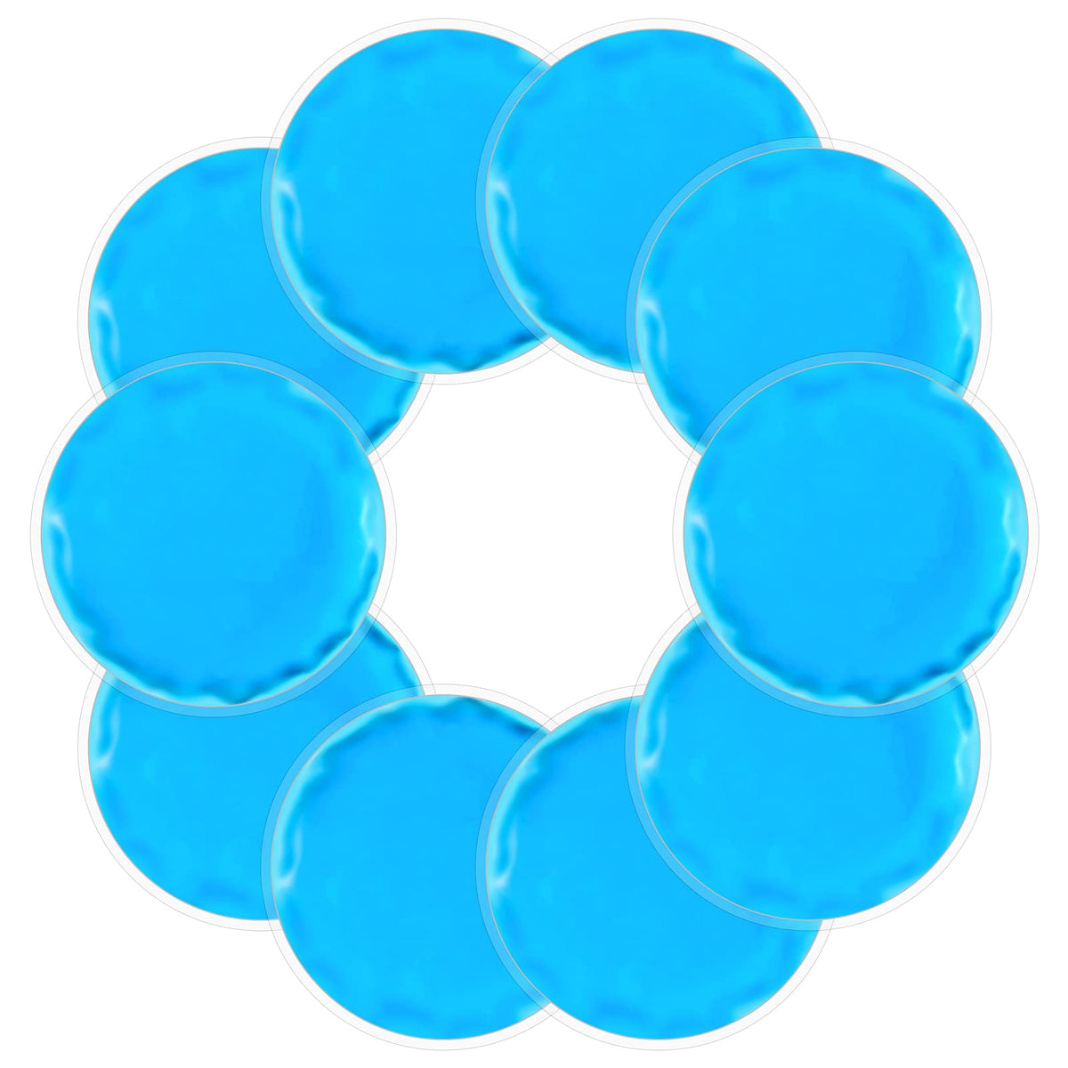 GGSTDDUP bolsas de hielo reutilizables para la cara, enfriamiento rápido