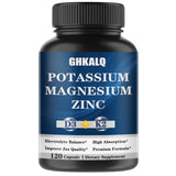 GHKALQ frasco de cápsulas con potasio, magnesio y zinc para energía diaria