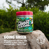 GHOST Greens dosis diaria, facilita incorporar verduras y frutas.