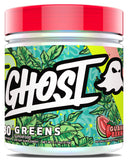GHOST Greens Guayaba Mora en lata, ideal para añadir vegetales y frutas al día.