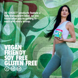 GHOST Greens lata abierta, muestra producto listo para uso diario.