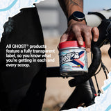 GHOST Hydration Kiwi Strawberry botella deportiva para uso en movimiento