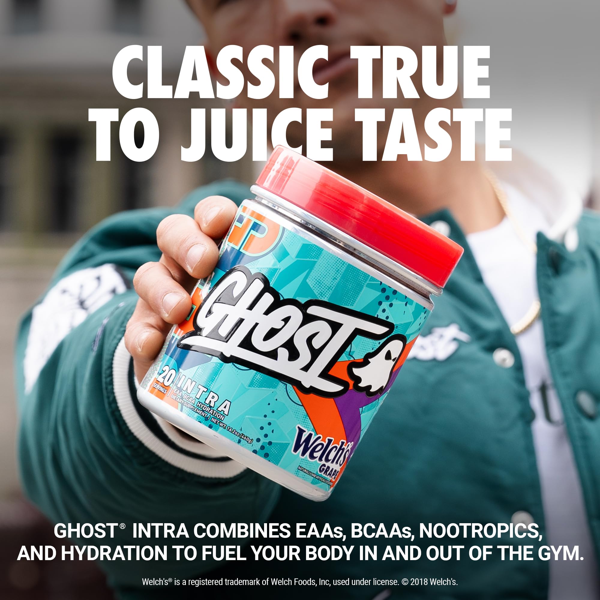 GHOST Intra sabor uva Welch’s, hidratación durante el entrenamiento