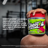 GHOST Legend apto para veganos y sin gluten, compatible con dietas.