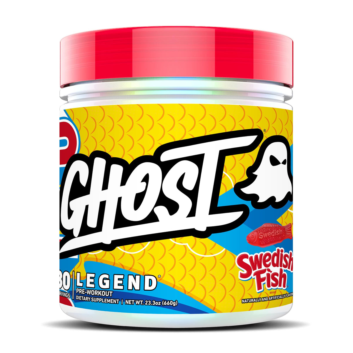 GHOST Legend energía potenciada para entrenamientos intensos con sabor a ositos suecos.