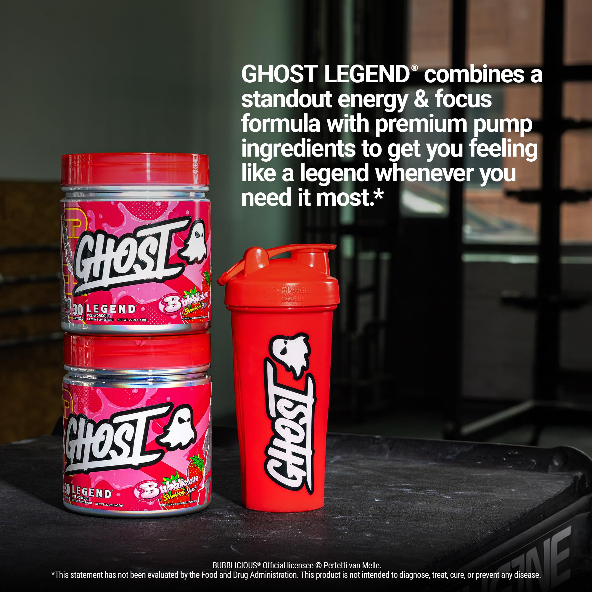 GHOST Legend experiencia premium sin gluten ni azúcares para un uso diario