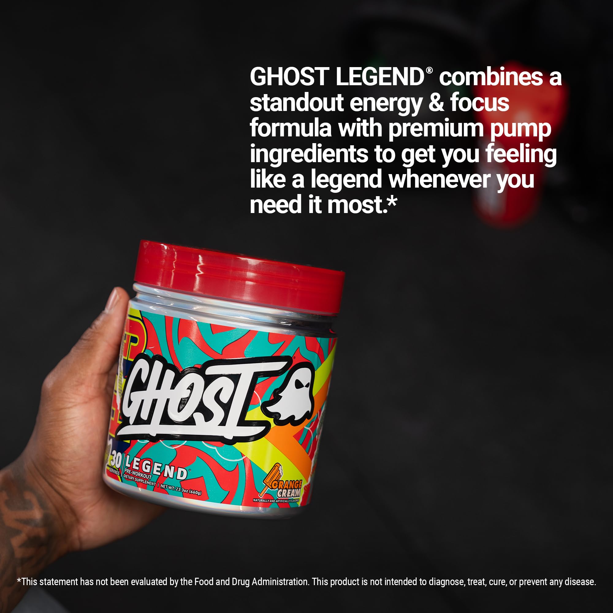 GHOST Legend vegano y libre de gluten para entrenamientos inclusivos.