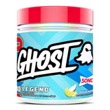 GHOST Legend Pre-entrenamiento en bote con sabor océano Sonic para energía sostenida