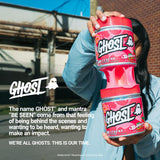 GHOST Legend ritual de pre-entrenamiento para enfoque mental y rendimiento en gimnasio