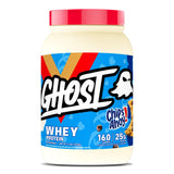 GHOST proteina de suero en polvo con Chips Ahoy; pedacitos de galleta para sabor y versatilidad en batidos