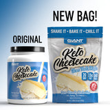 Giant Sports Batido Cheesecake Cetogénico, ingredientes queso crema real para sabor auténtico