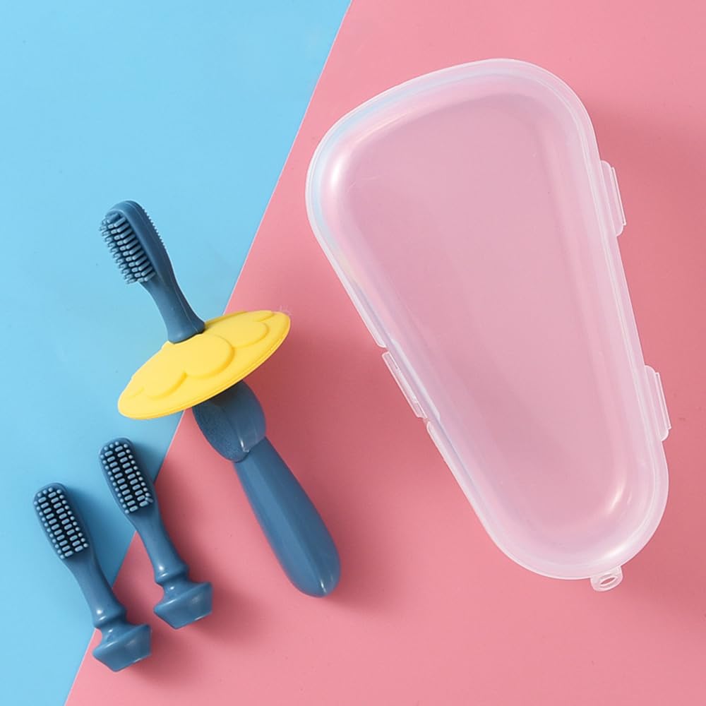 GIAVGIAV cepillo bebé ergonómico con mango cómodo para un agarre seguro