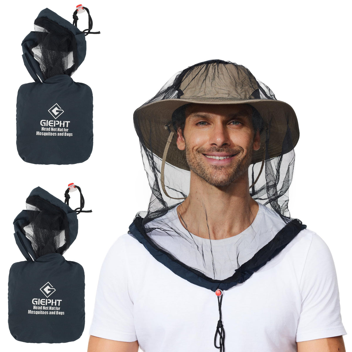 G GIEPHT mosquitero para cabeza útil durante senderismo y exterior.