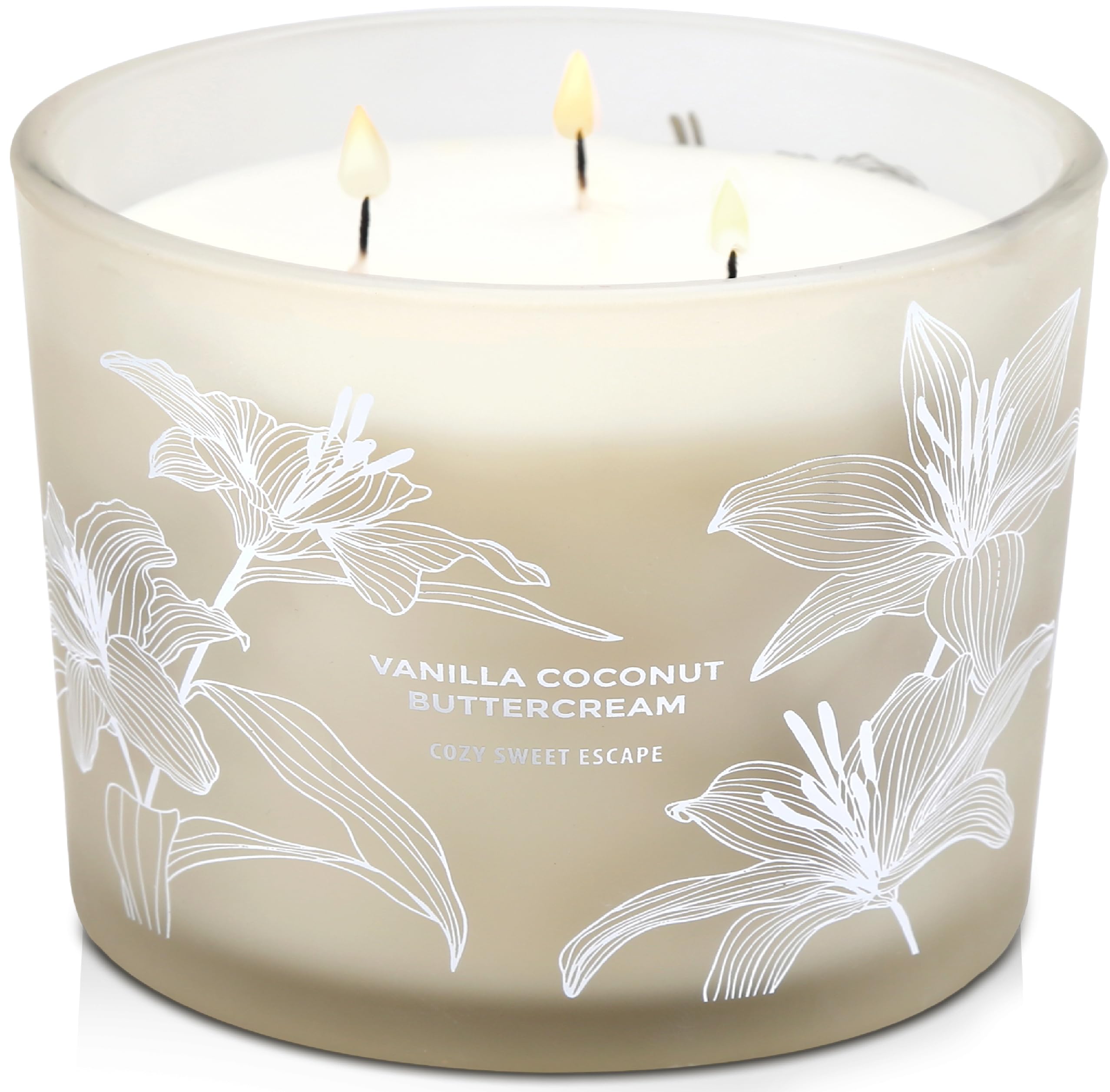 Vela GIFTAWAY vainilla coco crema de mantequilla, aroma suave para escapadas dulces