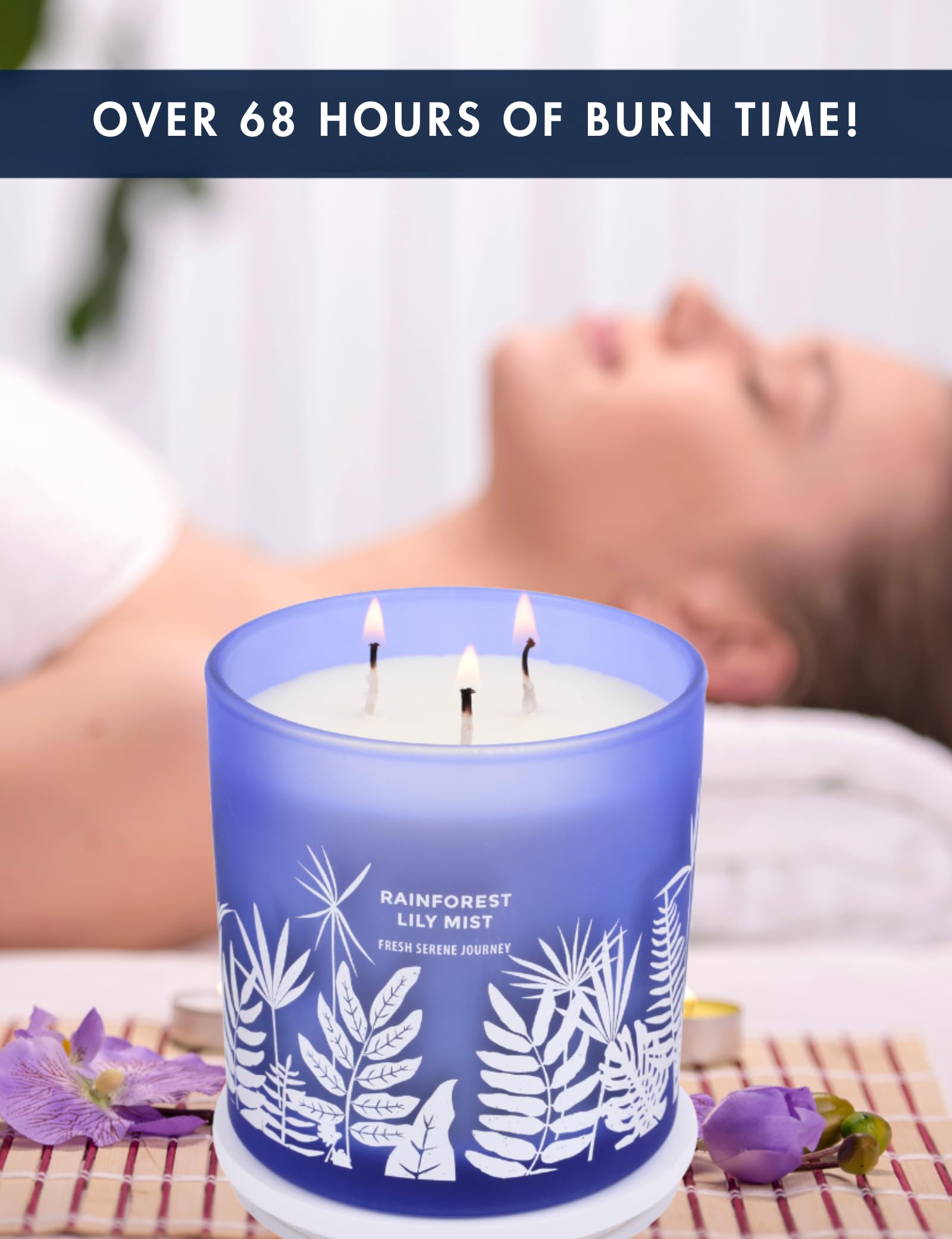 Vela GIFTAWAY creando ambiente relajante en casa
