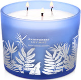 Vela GIFTAWAY de soja con lirio del bosque, ideal para aroma suave