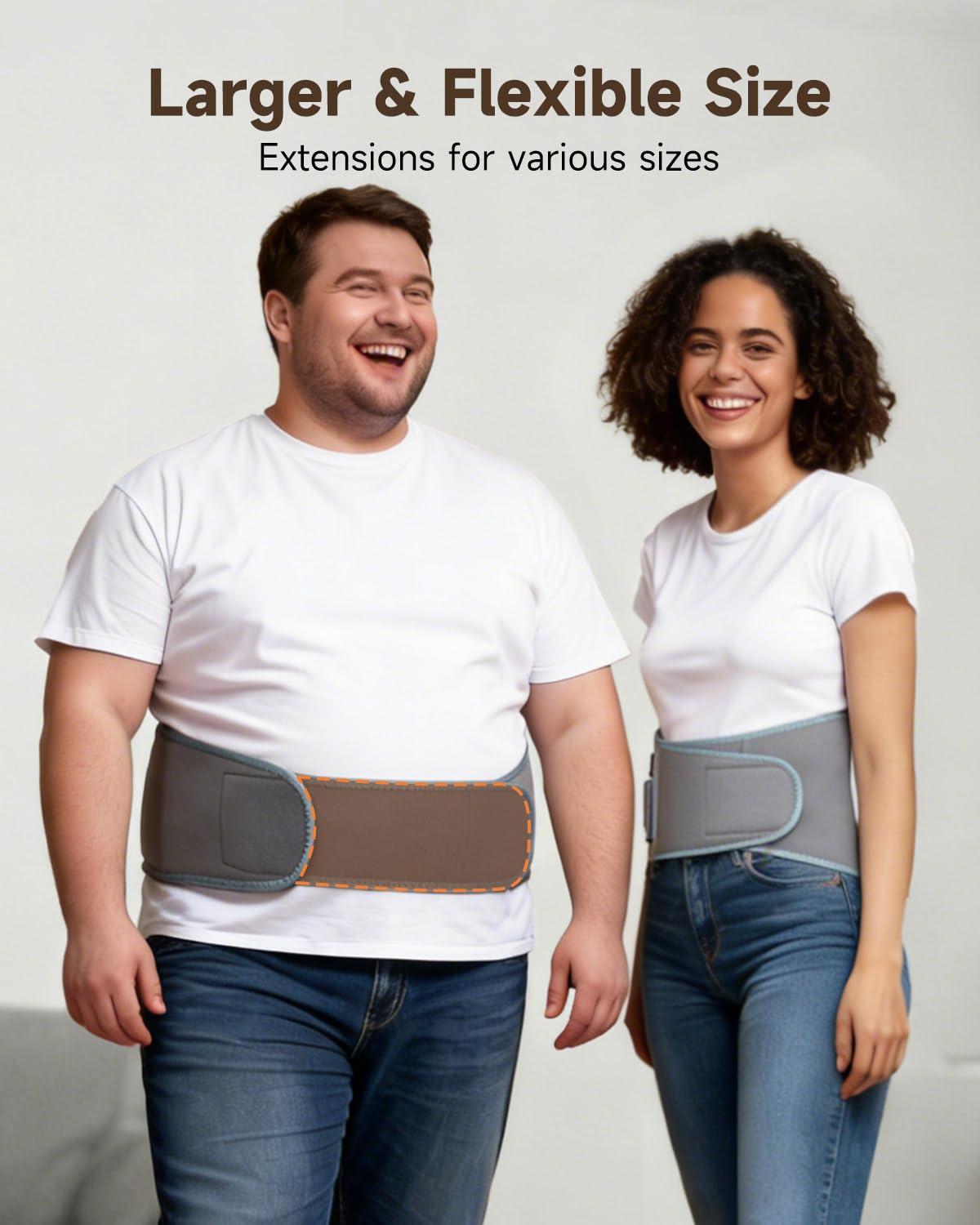 Extensor de 15 pulgadas para adaptar la faja a tallas varias