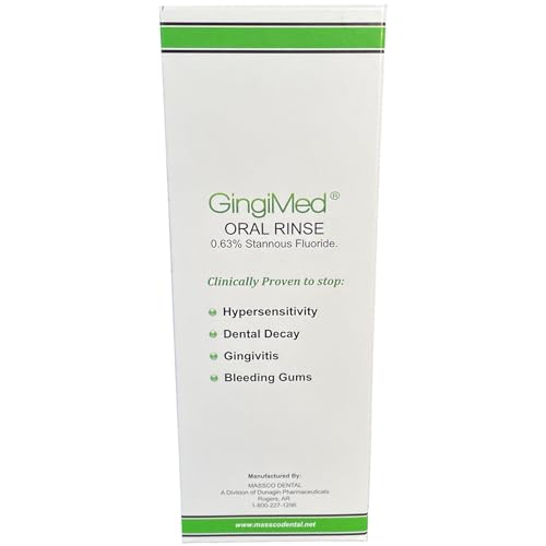 GingiMed aliento fresco menta 63 estannoso ayuda a mantener aliento agradable.