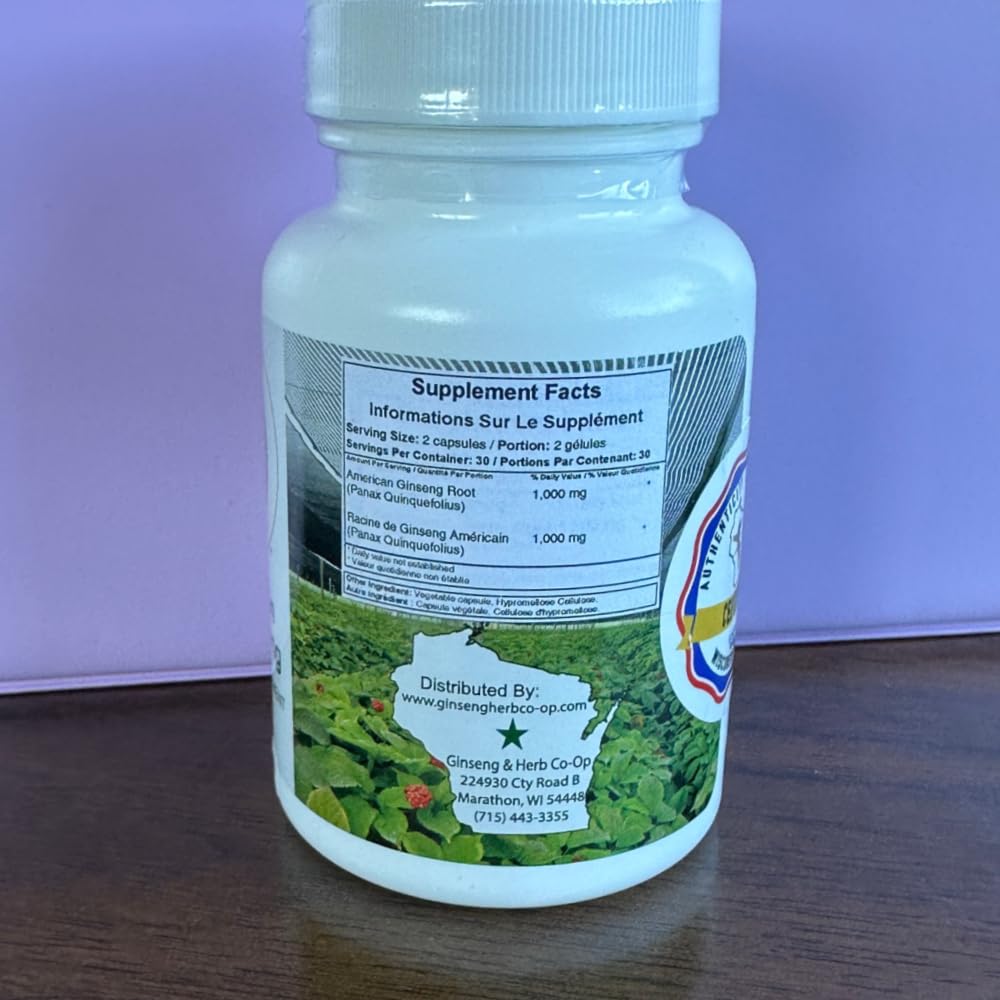 Ginseng & Herb Co-op: cápsulas, dosificación diaria conveniente