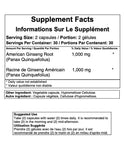 Ginseng & Herb Co-op: uso diario de cápsulas de Wisconsin