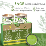 Aroma suave de salvia que favorece la relajación y la concentración.