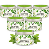Velas Gisly Salvia, conjunto de 6 velas de 170 g para ambientar el salón.