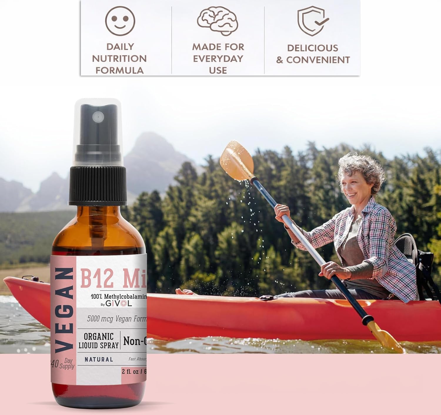 Envase portátil de 2 oz listo para viajar