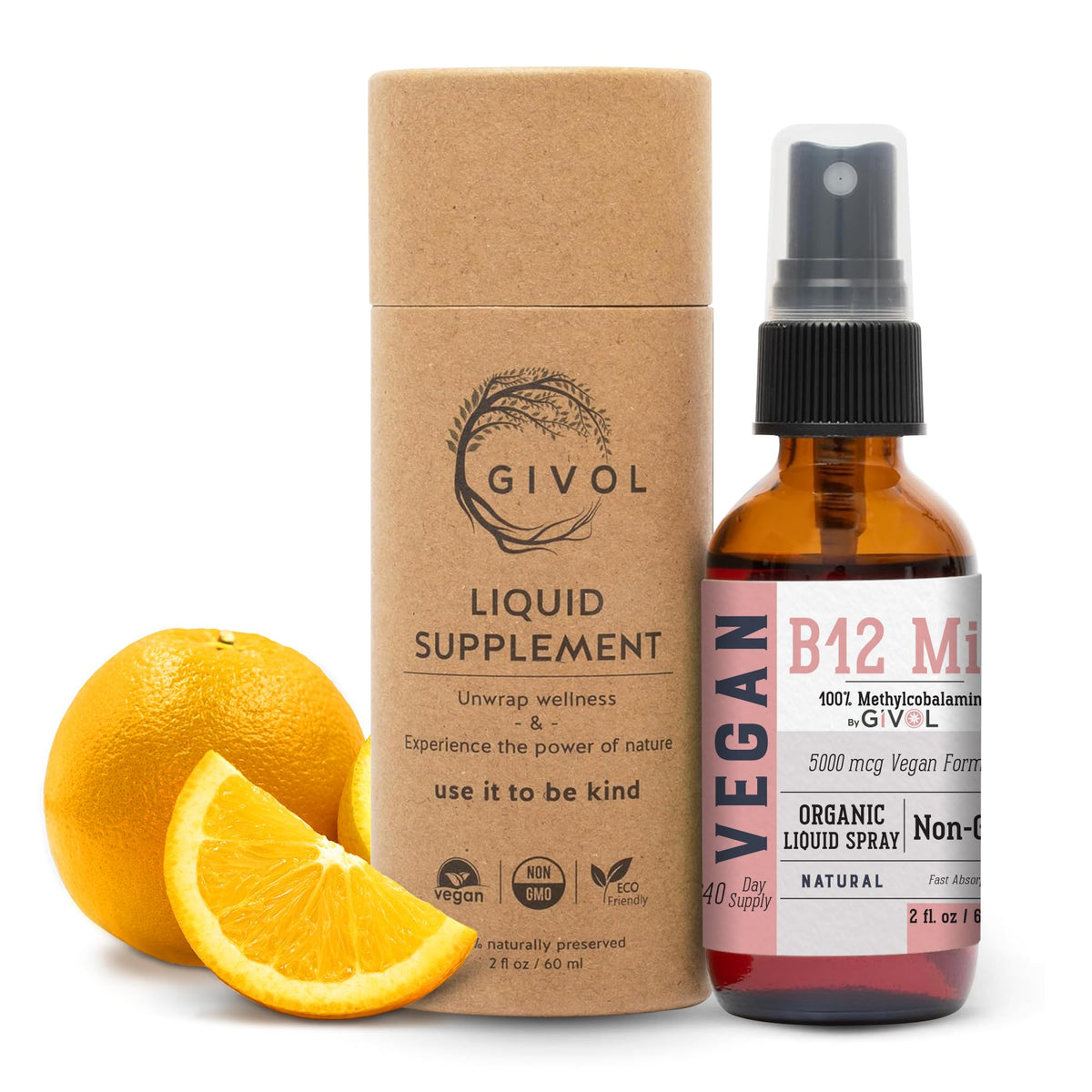GIVOL B12 niebla hidratante para uso diario en botella de 60 ml