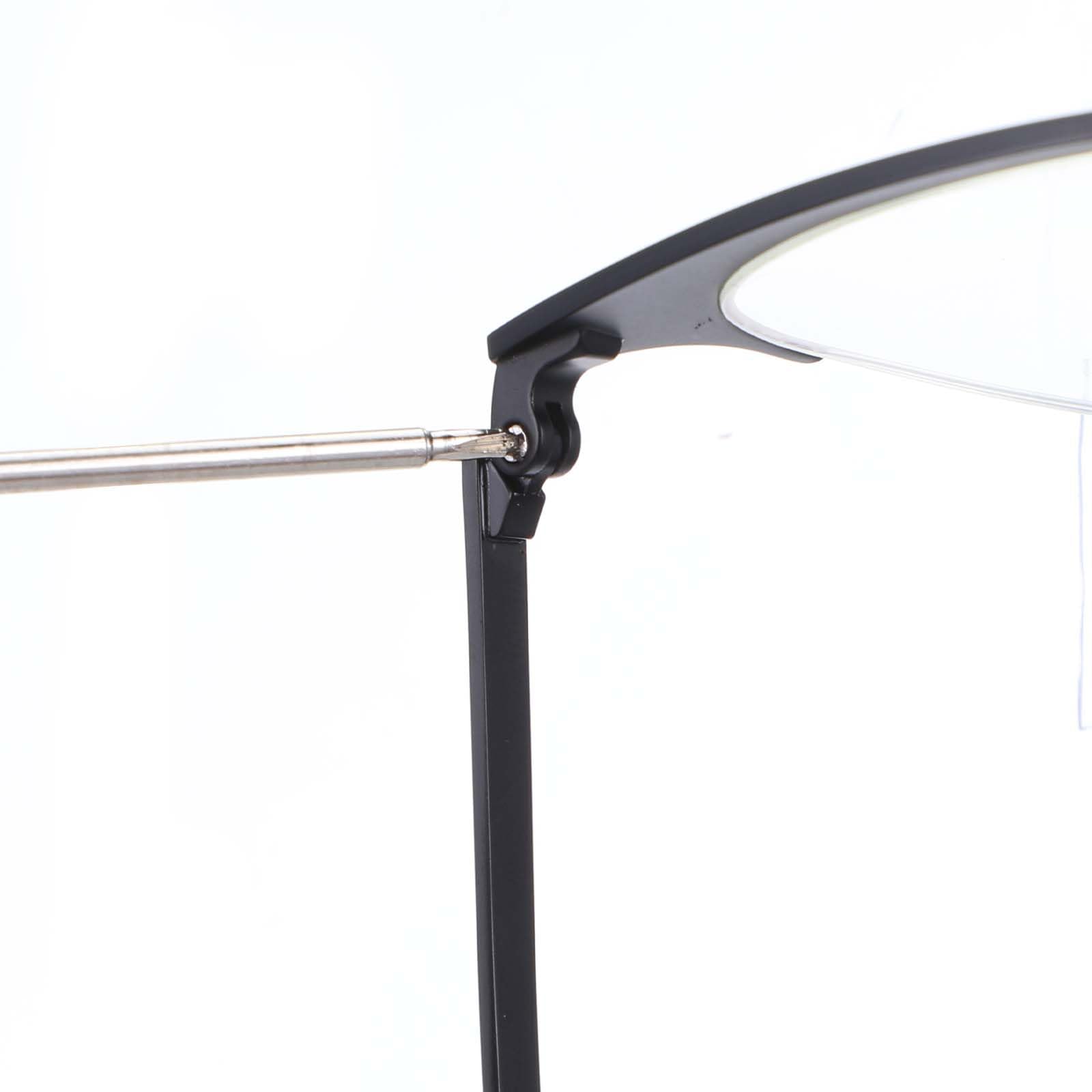 Gjinxi gafas negras: estilo discreto sin presión en orejas.