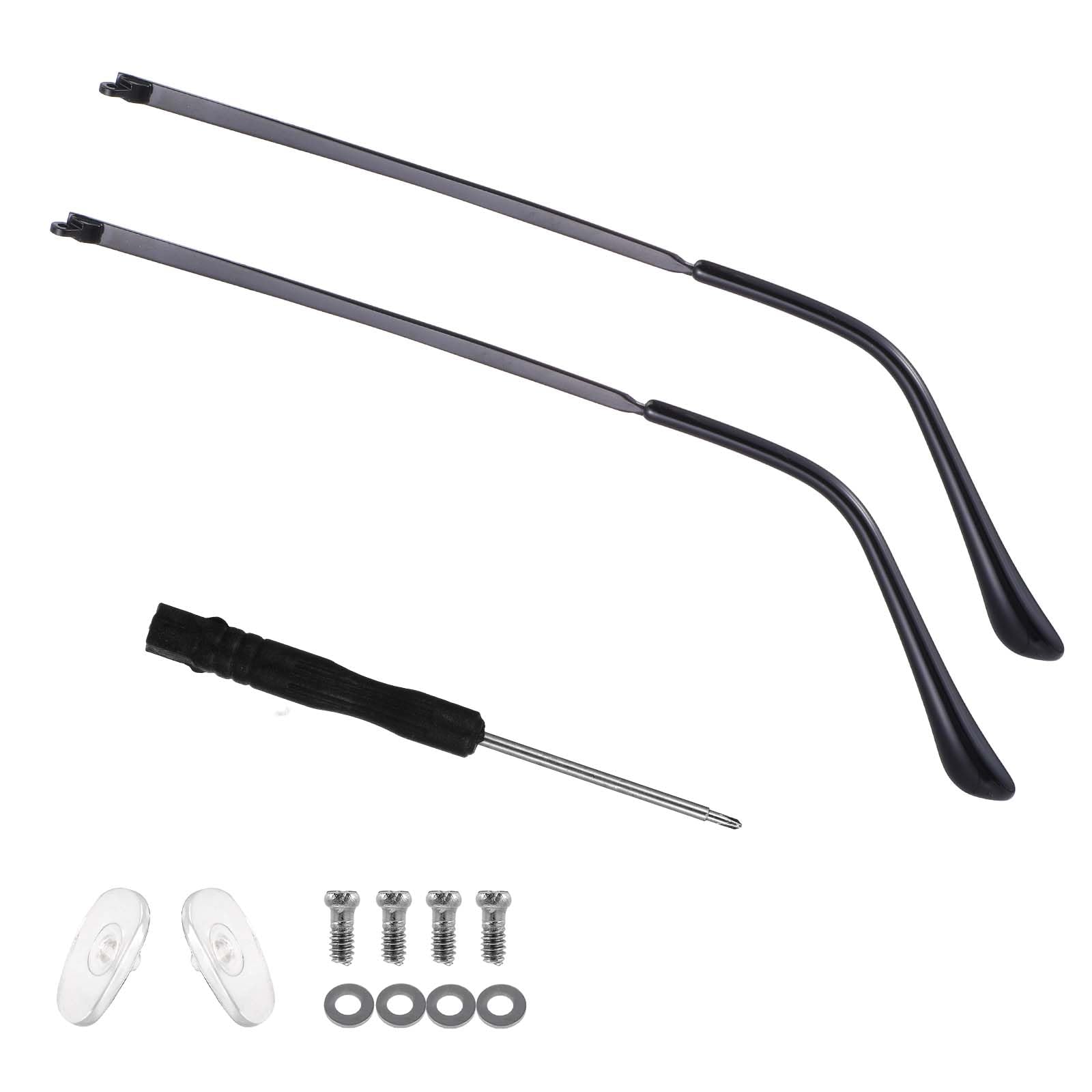 Gjinxi patillas para gafas metálicas: reemplazo cómodo y seguro.