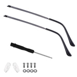 Gjinxi patillas para gafas metálicas: reemplazo cómodo y seguro.
