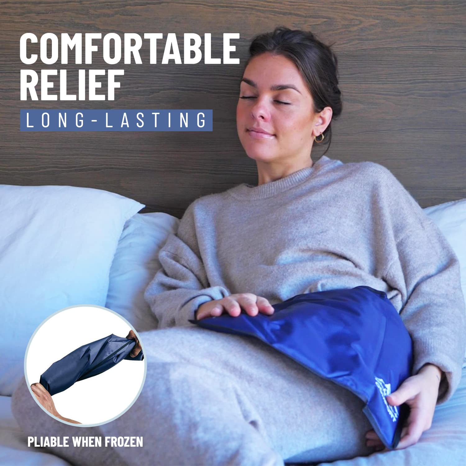 Glacial Comfort aplicación hombro ofrece enfriamiento suave y soporte durante la rehabilitación
