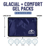 Glacial Comfort aplicación rodilla facilita enfriamiento seguro y alivio ligero