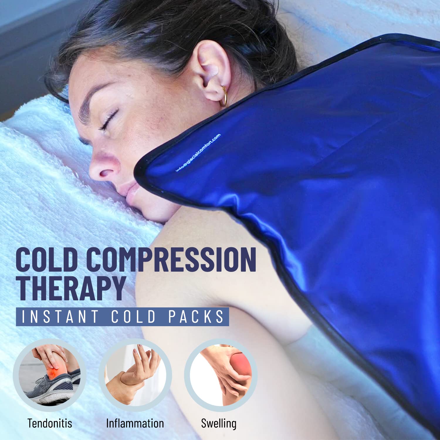 Glacial Comfort tecnología Flex se adapta al contorno del cuerpo