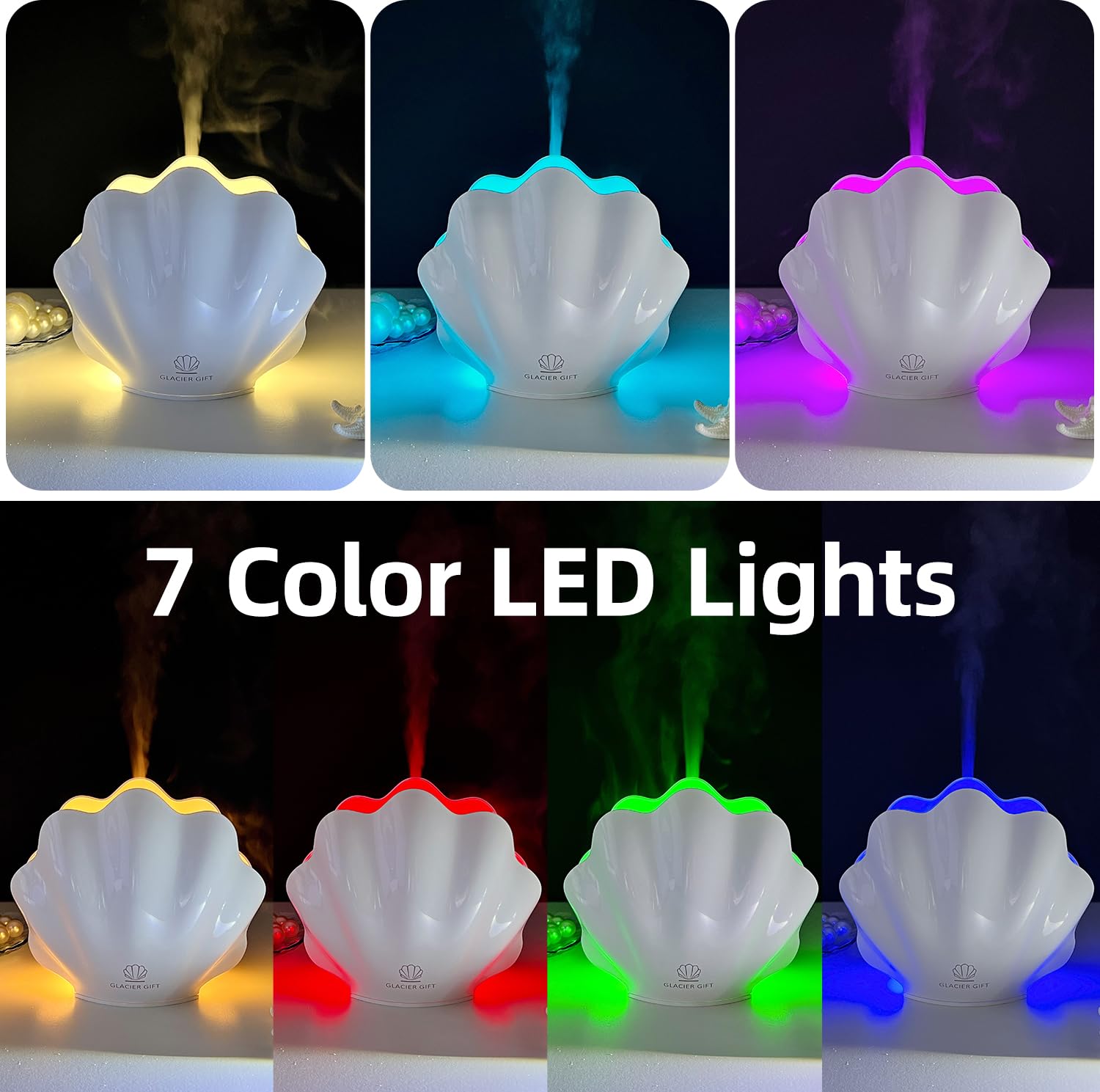 GLACIER GIFT iluminación suave en dormitorio para ambientación