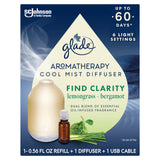 Difusor de aromaterapia Glade para crear un ambiente agradable.