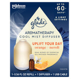 Difusor Glade Aromaterapia en mesa para un ambiente agradable y perfumado.