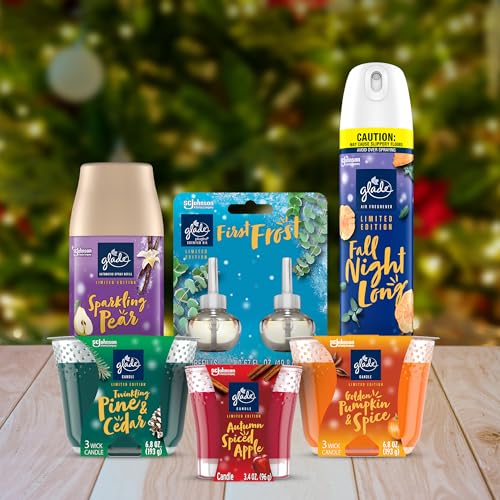 Regalo ideal Glade vela tres mechas para sorprender.